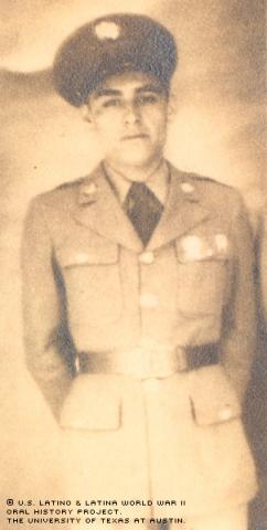 Manuel Castillo in uniform.