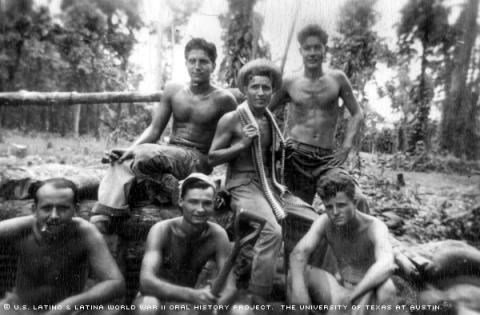 Andrew Esparza with friends.