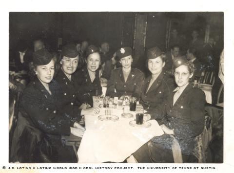 Rafaela Esquivel and friends at\The World Famous Leon and Eddies\"in New york City, Dec.4, 1944."