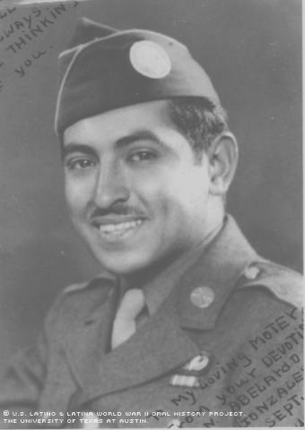Abelardo Gonzales in 1945 after the return from Europe.