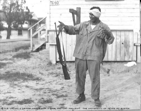 Larazo Lupian during training camp, 19 yrs old.