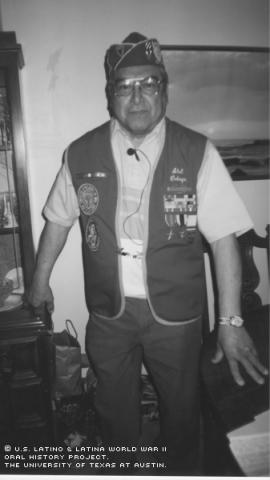 Abel Ortega inside his home in San Antonio, Texas. March 21.