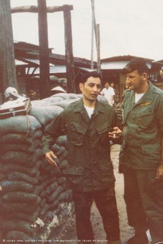 July 13, 1965, Minth-Than Vietnam. Isaac Camacho and Thomas\Rocky\"Lane."