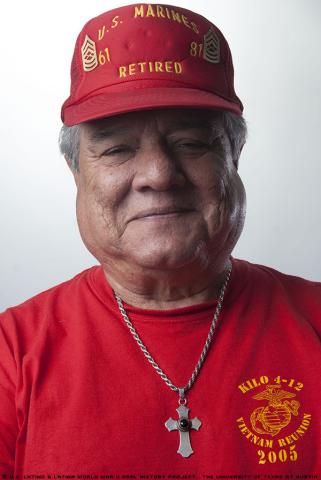 Alonzo Rivera was interviewed by the Voces Oral History Project at Southwestern Community College in National City, CA on June 7, 2010. (Photo by Marc Hamel)