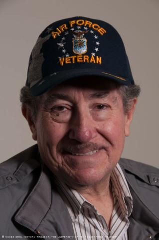 Vietnam Vet, John Aleman, was interviewed in Houston, Texas, on April 9, 2011. [Voces Oral History Project/Michelle J Lojewski]