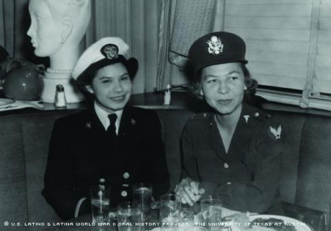 Beatrice Amado Kissinger (left) and Carmen Romero Phillips (right) - Voces Oral History Project