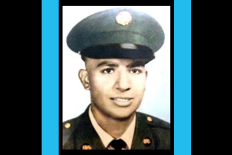 Portrait of Florentino Cantú in his military uniform