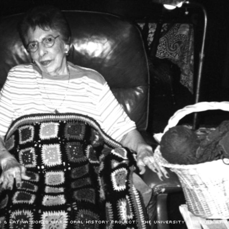 Sandy Fuentes at her home in Austin, Texas, 2000.