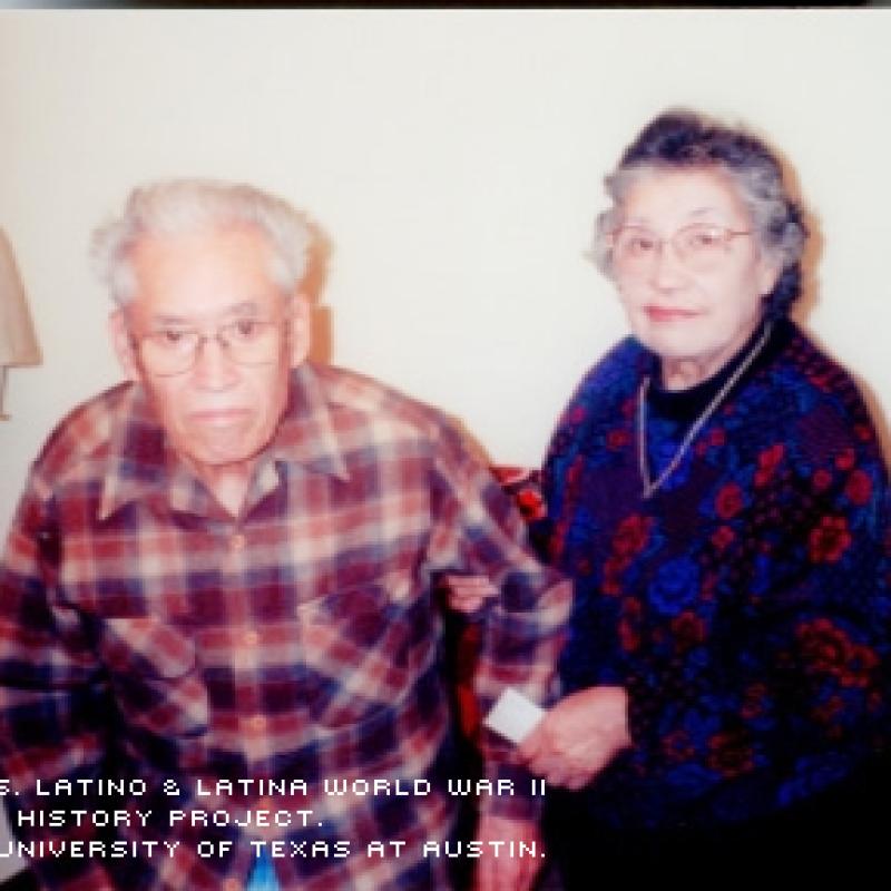 Portrait of Mary and Francisco Resendez (husband).