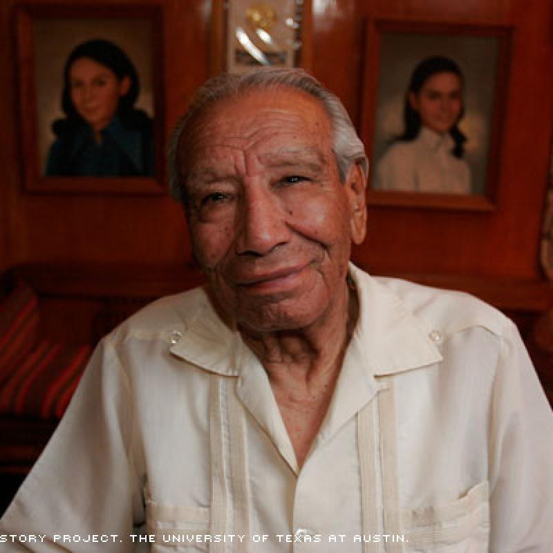 Felipe T. Roybal photographed at his home in El Paso, Texas, May 2008. (Photo By: Valentino Mauricio)