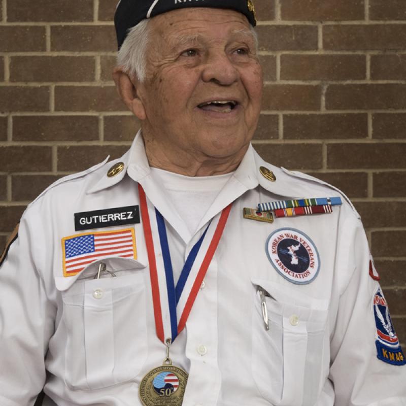 Arnoldo Gutierrez was interviewed on March 6, 2010 at the Laredo Community College library in Laredo, Texas.